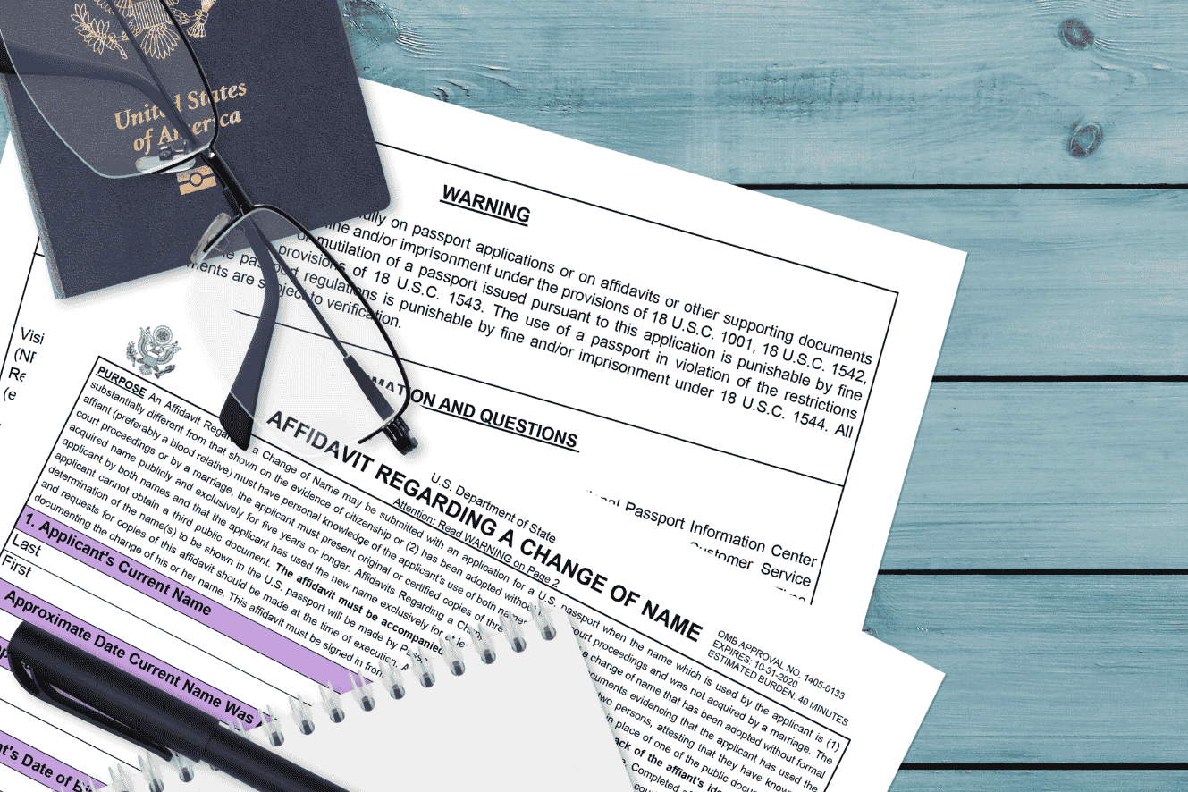 Name change legal documents